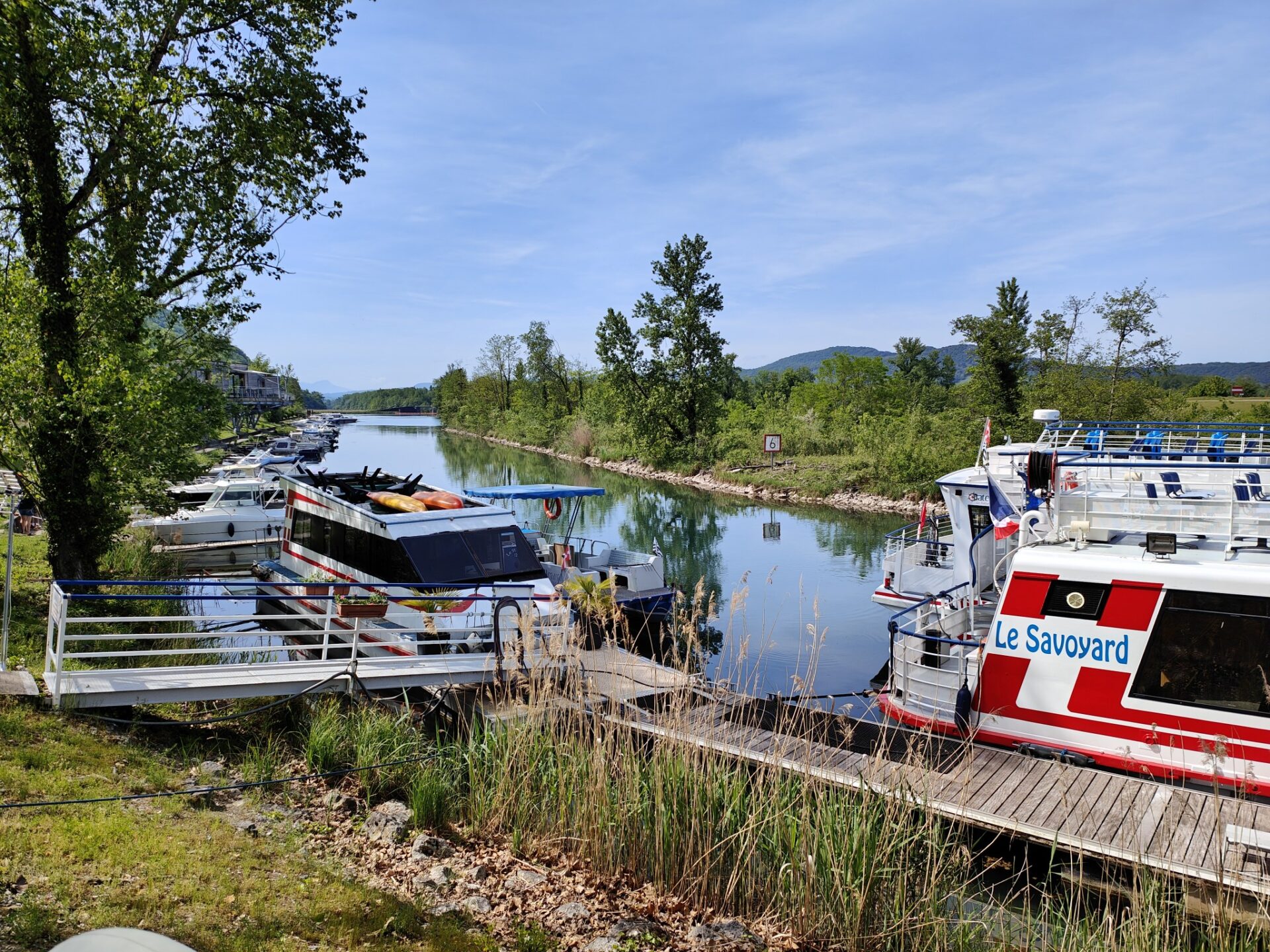 Hafen von Chanaz 